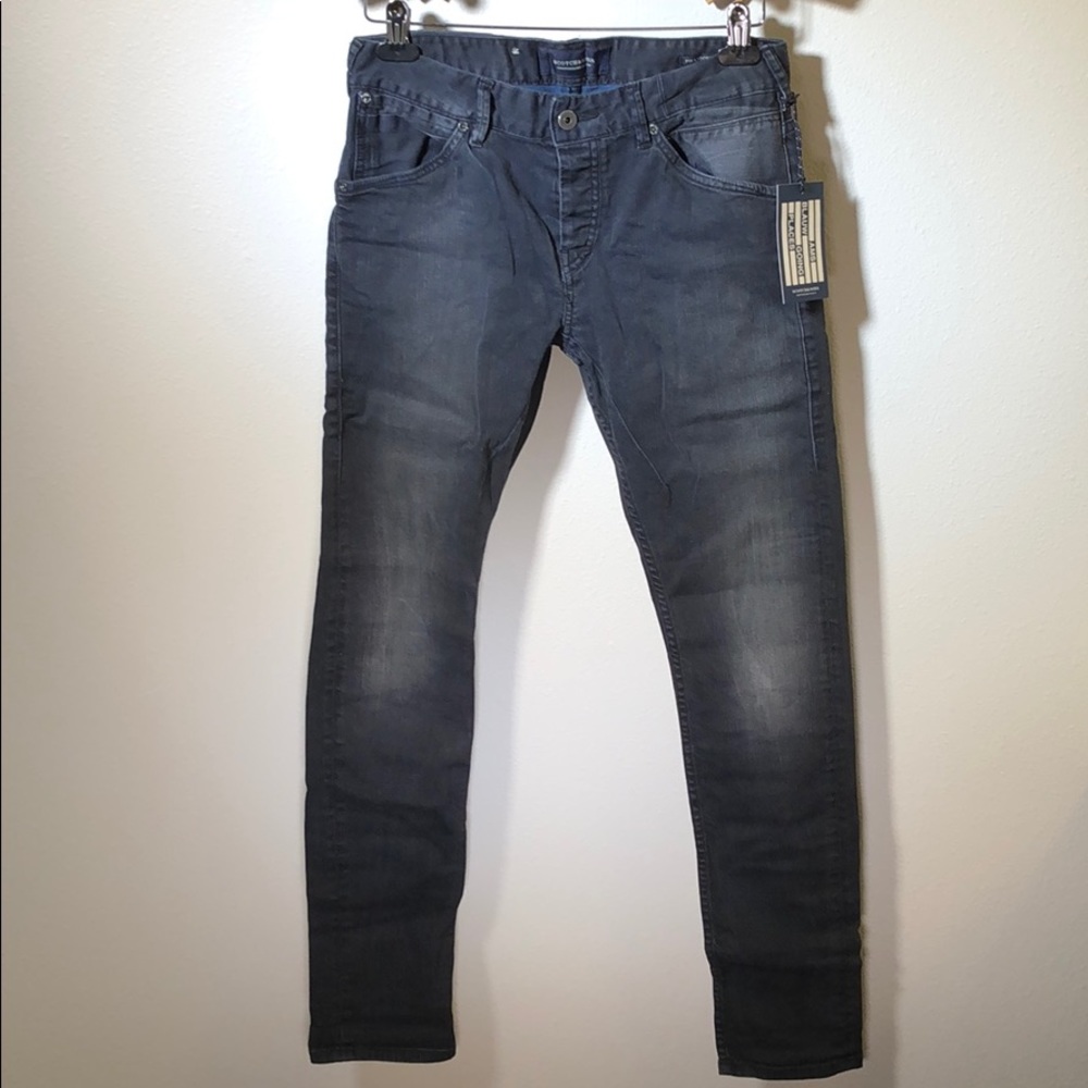 Scotch & Soda Phaidon Fit Black Jeans